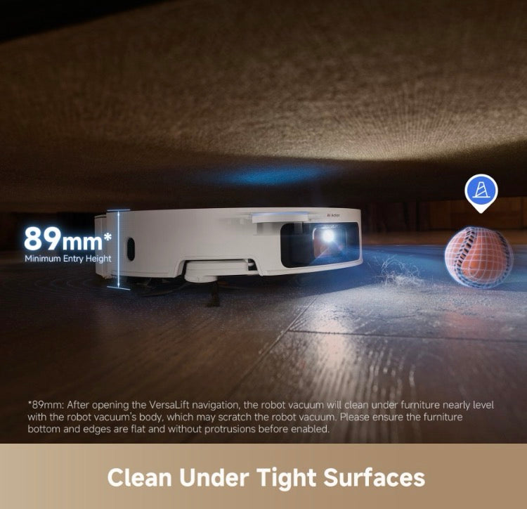 Dreame X50 Ultra (WiFi Connectivity) Robotic
Floor Cleaner (White)